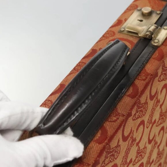 CELINE C Sulky Trunk Case Trunk Canvas Beige Gold - Picture 11 of 14